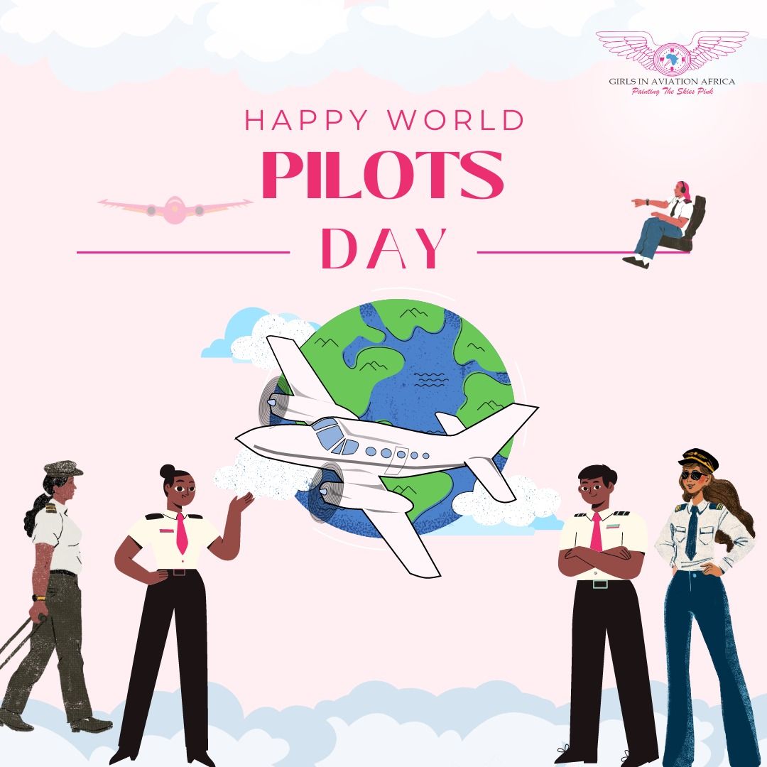 Happy World Pilot's Day from #GIAA to you all🌸

 #femaleflightdispatcher #femaleairtrafficcontroller #aviationkenya #generalaviation #femalepilots #femaleflightengineer #paintingtheskiespink #girlsinaviationafrica #aviatrix #womeninaviation #aviatrixlife #womenthatflyplanes