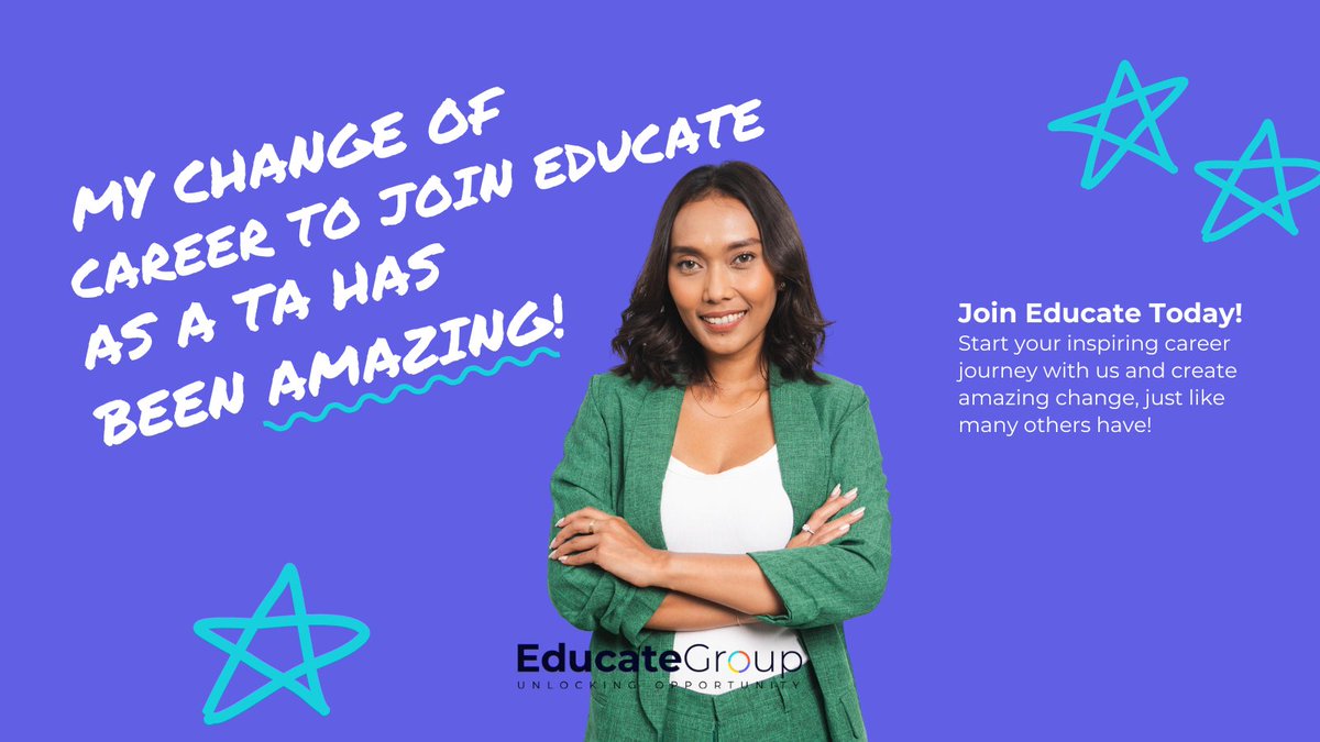 Dreaming of a career where every day you create impact? Your opportunity is here! educate-group.co.uk #teachingjobs #teachers #teachingassistant #supplyagency #teachers #teaching #supplyteaching #jobsinteaching #teach #educationjobs #schooljobs #educate