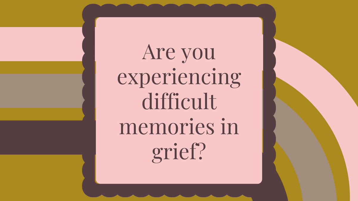 Join our online grief support meeting on Tuesday 7th May 2024 from 7PM - 8.30PM. This online support group is open to anyone who has lost a loved one to cancer or to coronavirus & we will be focussing on coping with difficult memories in grief. tinyurl.com/4kfy29sz #grief