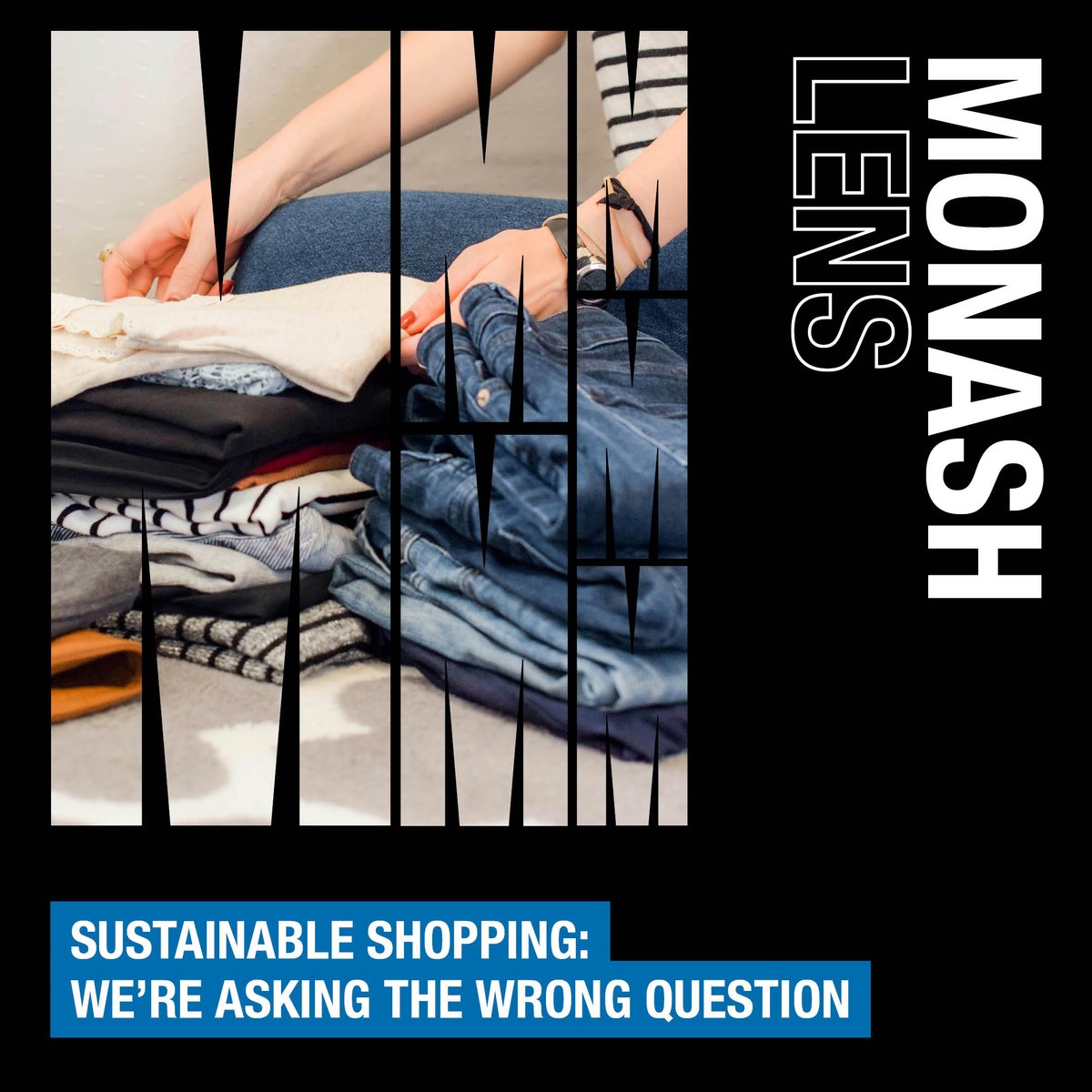 There’s much debate about online versus in-store shopping – however, researchers from <a href="/MonashMSDI/">Monash Sustainable Development Institute</a> and <a href="/BehaviourWorksA/">BehaviourWorks Australia</a> reveal #Australians should be more concerned about how much you buy, from whom, where the product is made, and what it’s made from. 
📖: mona.sh/MfLO50RoJsP