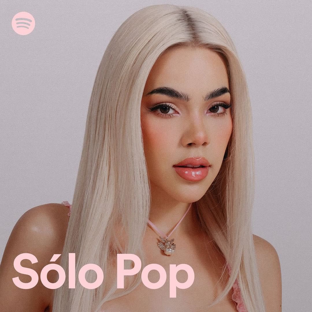 KeninisMx's tweet image. Kenia OS es portada de ‘Solo Pop’ en Spotify.