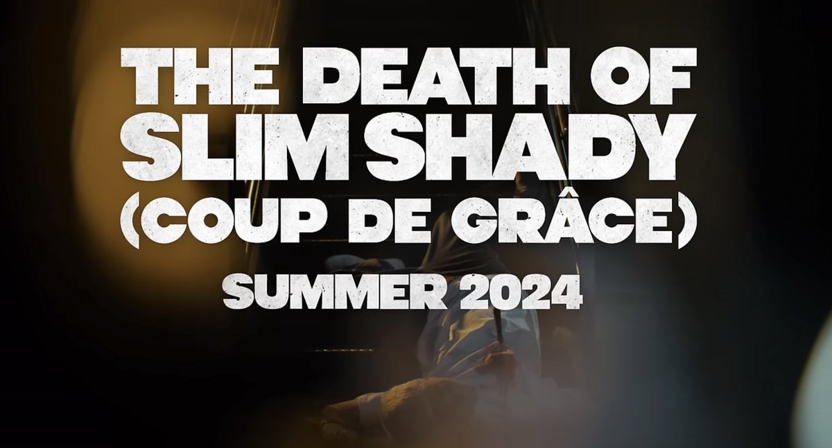 🚨 Eminem’s new album The Death of Slim Shady drops this summer.