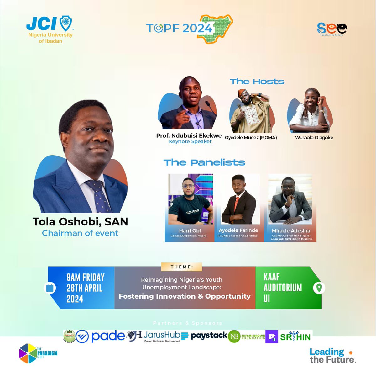 ogbeniboma's tweet photo. Out for the 33rd edition of the Tunde Oshobi Public Forum, JCIN UI.
Catch me Live this morning at 9:00am with Wuraolagoke at the Keshignton Adebukunola Adebutu Foundation (KAAF) Auditorium, Human Nutrition University of Ibadan.
#TOPF2024 #33rdedition https://t.co/IaaceMx56S