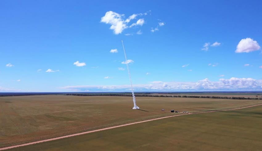 The first blast-off from the Koonibba Test Range since it was upgraded into a permanent facility is scheduled for Monday. bit.ly/3vxrKoD
