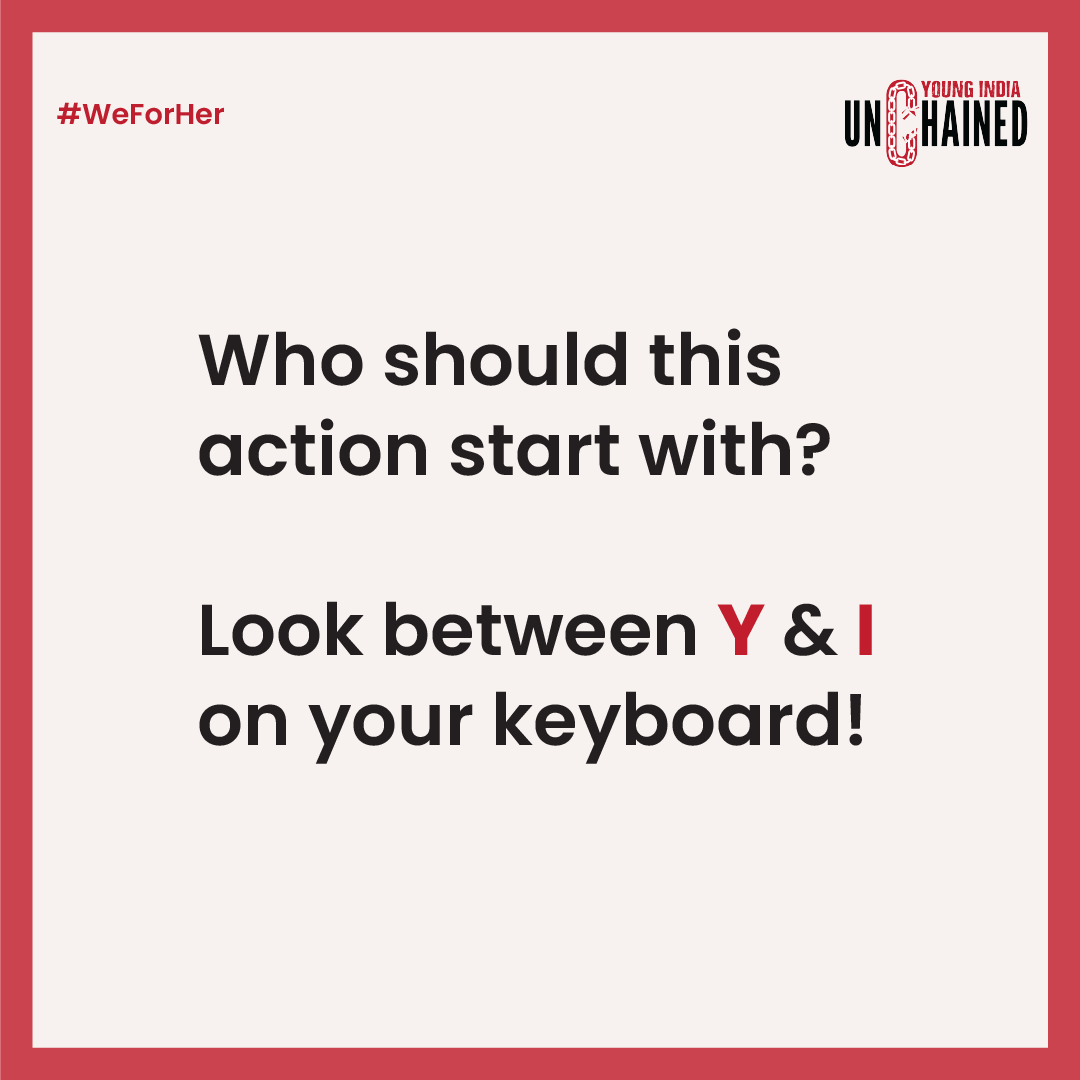 On this Fri-yay make sure to do a keyboard check!

#trendingpost #YoungIndiaUnchained #WeForHer #WomenSafety #instagram