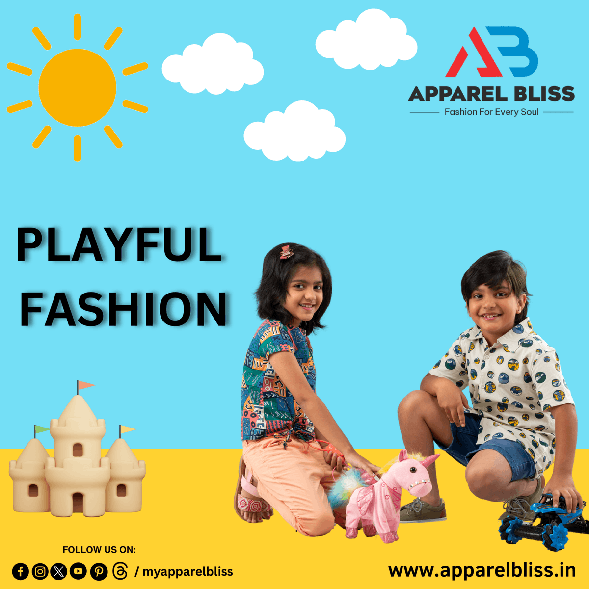 Discover the diverse world of kid's fashion with Apparel Bliss, let their style shine with confidence and comfort for every little one.
.
✅ Upto: 50%  discount
✅ Free Shipping
✅ COD
.
#shirt | #boyswear | #shopping | #boysshirt | #streetwear | #outfit | #shirt  | #kidswear