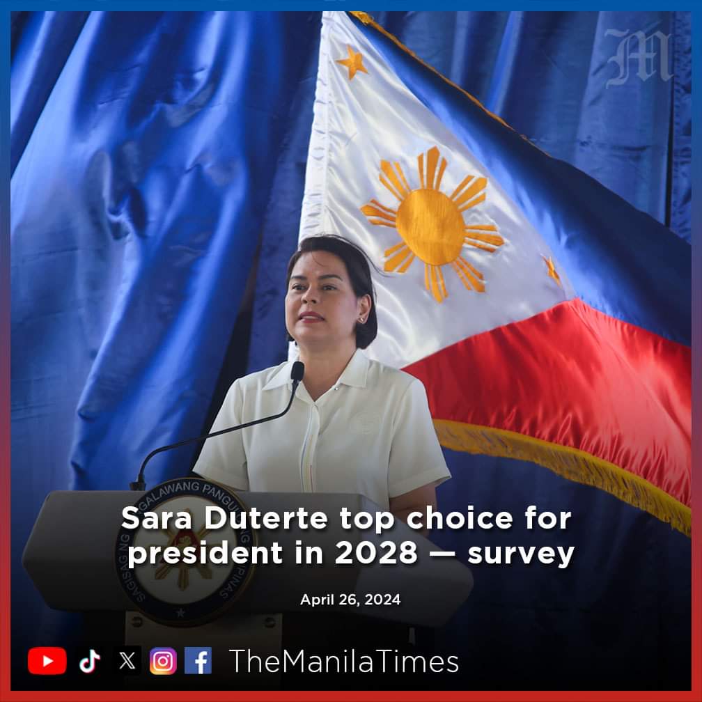 Sara Duterte Top Choice for President in 2028 👊🦅💚🇵🇭
#SaraDuterte  #Duterte