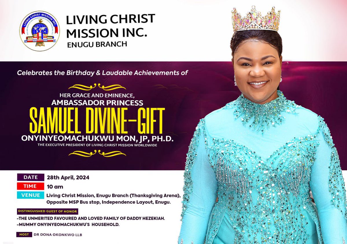 feelfreeservic's tweet photo. This Sunday is going to be Great and don’t be left out……#livingchristmission 
#EnuguBranch #livingchristmissionEnugu 
#Daddy https://t.co/C2h06X1QTx