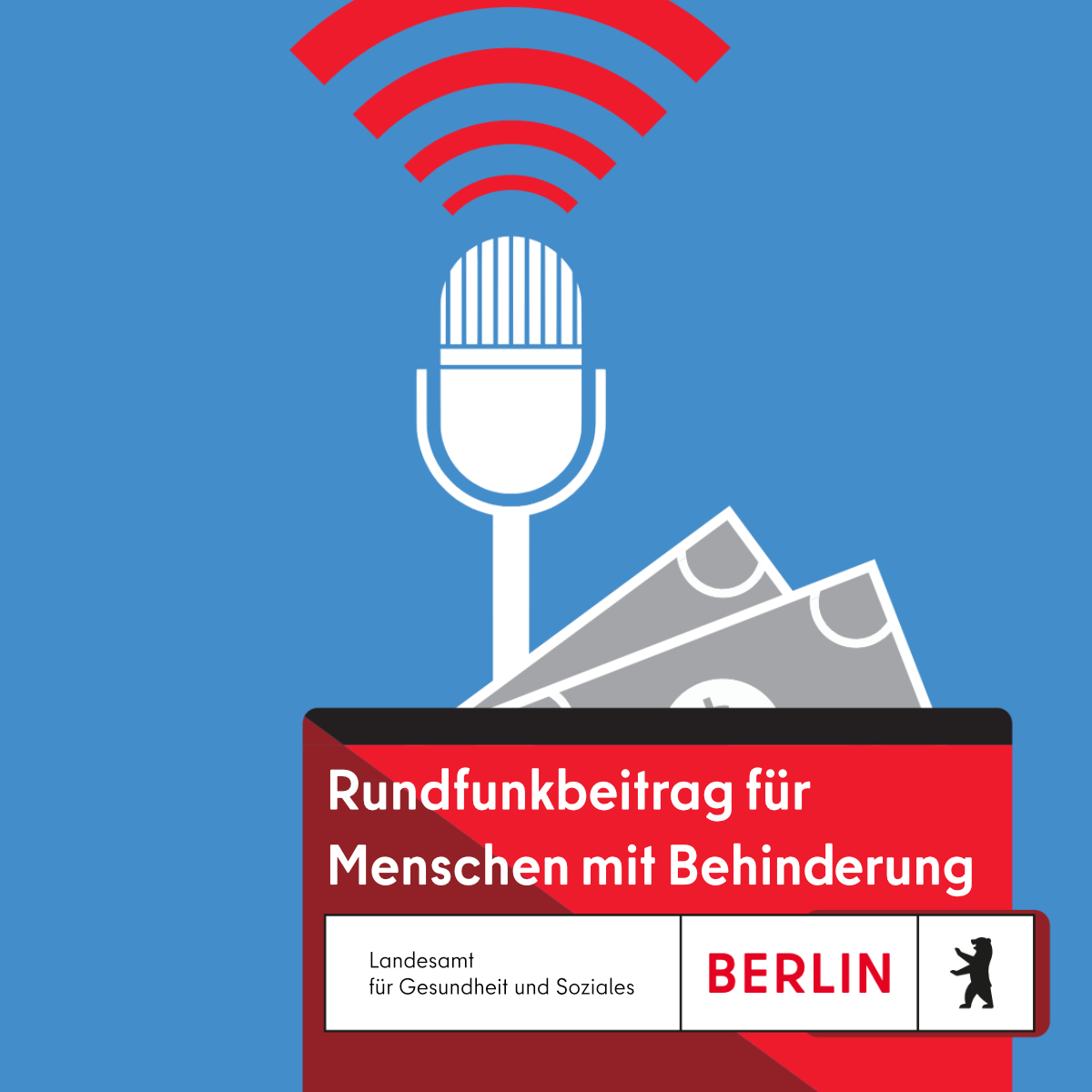 LAGeSo_Berlin's tweet photo. #Nachteilsausgleiche: Menschen mit #Behinderung können eine Ermäßigung oder Befreiung für den  #Rundfunkbeitrag erhalten. Über die Voraussetzungen informieren wir in unserem Versorgungsamt:
https://t.co/Gs4jhLkbnI https://t.co/Ga7IgOCMZP