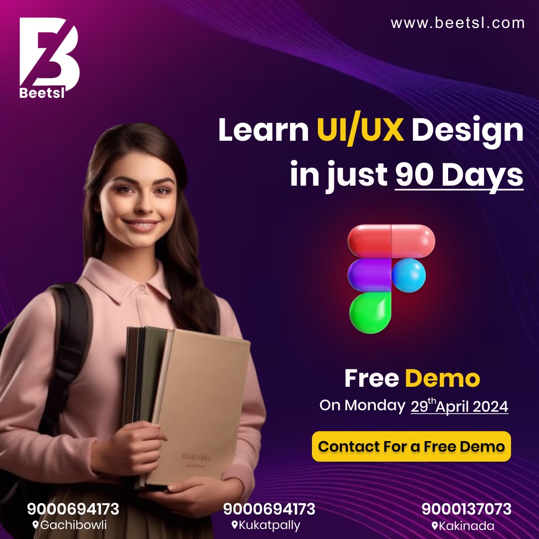 Beetsl Soft Solutions🌟 Free UI/UX Demo Alert!

Ready to level up your design game? Join us for a FREE demo session and dive into the exciting world of UI/UX design! 💻

Join us Now
Free Demo On Monday 29/04/2024
#designerwear#uiux #ui #uidesign #ux #uxdesign #webdesign #design