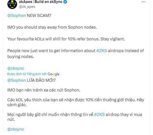 vothien_eth's tweet photo. Cảm giác #zksync cũng gần quá rồi , ông dev Seb bán node sophon ngày 30/4 thì tệ gì cũng cần có link trước ngày này cho cộng đồng fomo mua , chứ cứ im hơi lặng tiếng kiểu này thì khả năng ế là cao vì giá cũng ko thơm gì ,
đến con #zKapes giờ nó cũng fud luôn rồi thì đủ hiểu !
Cứ ù lì mãi thì người bullish nhất rồi cũng phải #fud
Zks soon ...
#zkSyncEra