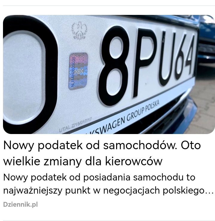 'Nie będzie takich zmian', 'tego podatku nie będzie' - twierdzą politycy Polski 2050, odżegnując się od planów wprowadzenia podatku od posiadania samochodów spalinowych.' 🤡