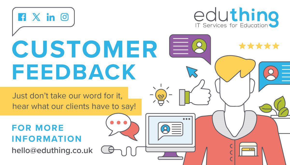 “Always prompt and efficient” Ethan, Juniors, West Byfleet – Surrey “Ryan is always so flexible and helpful.” Ryan, Secondary, Farnham – Surrey “The IT team are excellent, they always go above and beyond” Sulaiman, Secondary, Godalming – Surrey