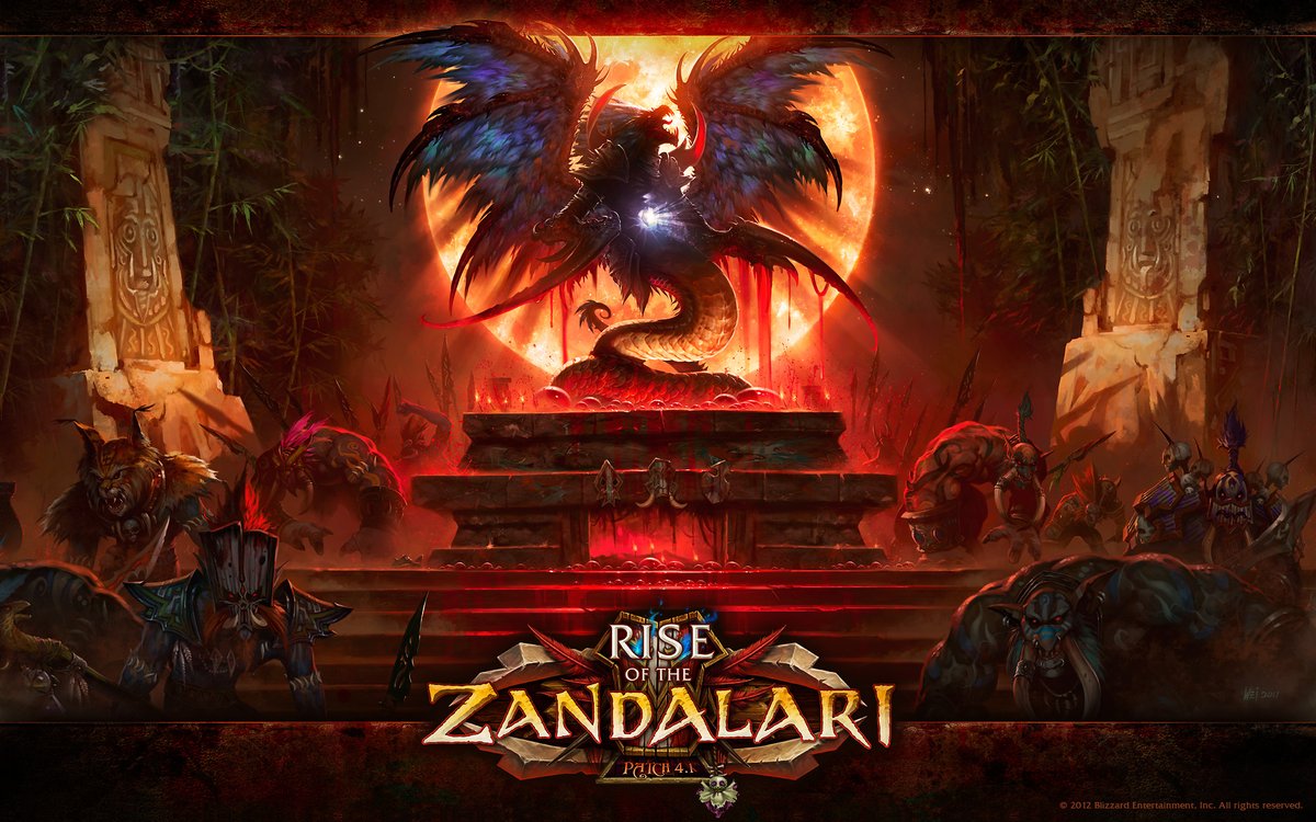 [#WoW] Se cumplen 13 años del lanzamiento del parche 4.1.0 y las mazmorras remodeladas <Zul'Aman> y <Zul'Gurub>

Tráiler del Parche 4.1.0: La Rebelión de los Zandalari:
youtu.be/daeBdbA6Zbg