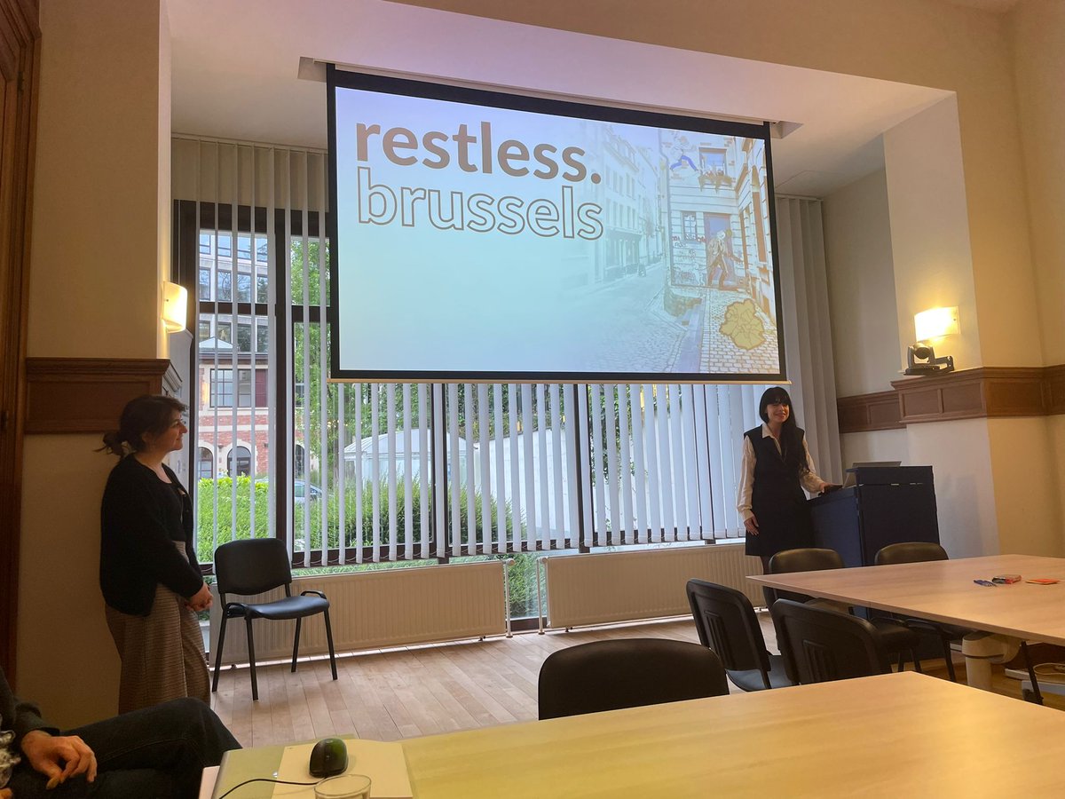 Delighted to have <a href="/GoksenC/">Gökşen Asia Ç.</a> and @alcard_ac collaborating and coordinating with other groups mobilising international Brusselers!

No better people to represent #RestlessBrussels 💪