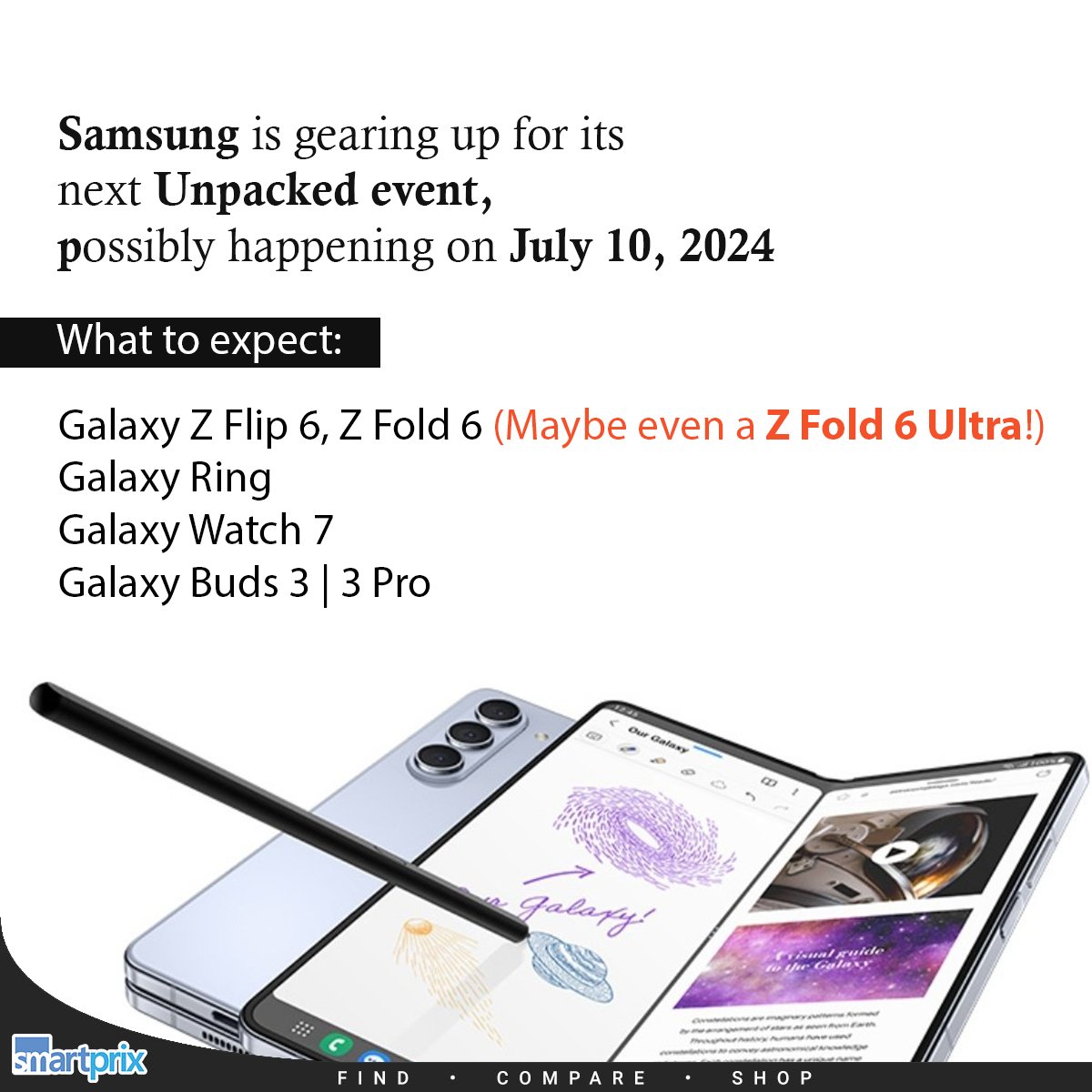 Samsung's first 'Ultra' foldable, the Z Fold 6 Ultra, is expected to arrive this summer alongside the Z Fold 6. #Samsung #GalaxyZFlip6 #GalaxyZFold6 #SamsungUnpacked