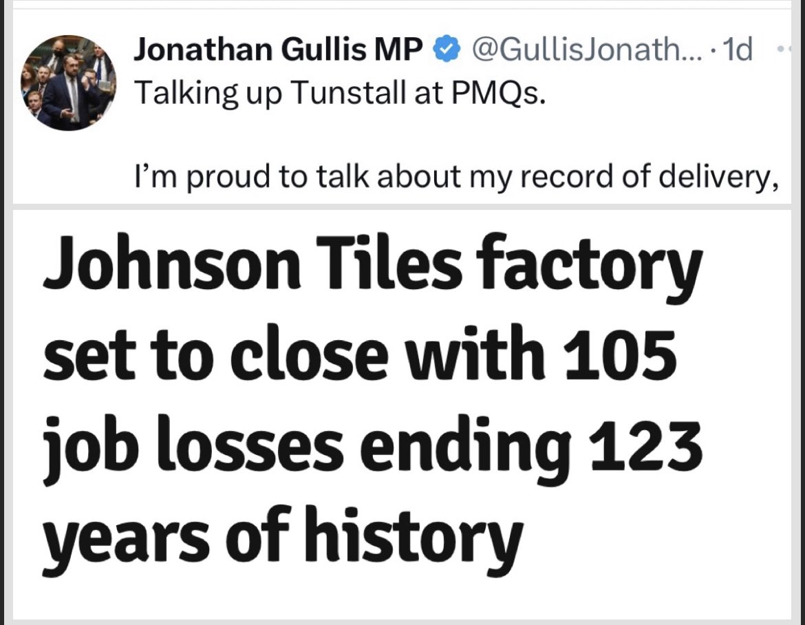 In GullisLand everything is fine in Tunstall all thanks to me because I’ve sold off the Library and Baths to someone to do something with them eventually Meanwhile 24 hours later in the real world…. #GetGullisGone