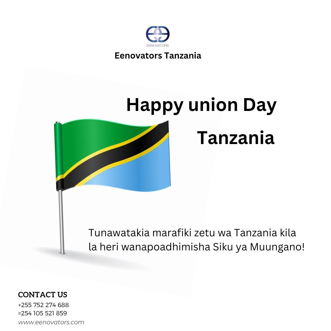 Heri ya Siku ya Muungano kwa Watanzania wote! 🎉 Tusherehekee pamoja umoja na mshikamano ambao umeifanya Tanzania kuwa taifa lenye nguvu na maendeleo. Mungu ibariki Tanzania! 🙏