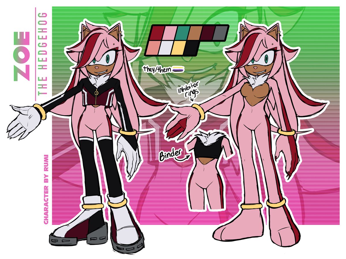 httprumi's tweet photo. I've been meaning to make a shadamy fankid for so long
This is Zoe! 

#SonicTheHedgehog #ShadowTheHedgehog #AmyRose #shadamy https://t.co/LiJGaeTE3w