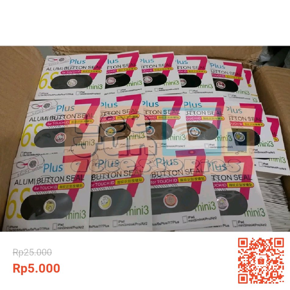 Saya menjual Touch ID Home Button Sticker/Stiker Fingerprint Character i pad / i phone / Smartphone. 
#stiker #sticker #shopee #ShopeeID
#racunshopee #ipad #iphone #homebutton #touchid #hellokitty #gudetama #pompurin

Dapatkan produk ini hanya di Shopee! id.shp.ee/FhtjdW2