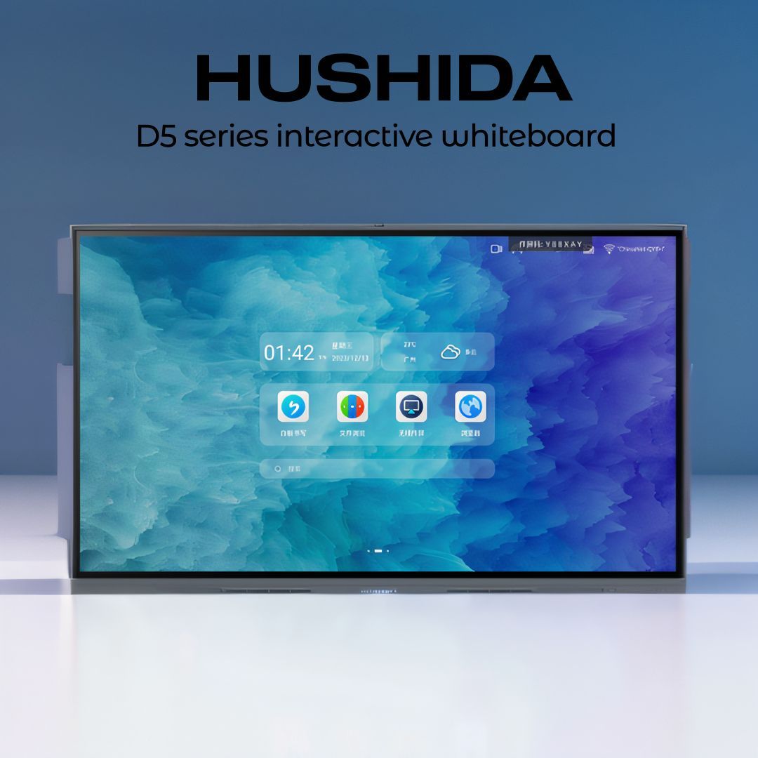 HUSHIDA D5 Series smart whiteboards provide students of all ages with a superior learning experience thanks to their immersive display, seamless touch interaction, AI-driven enhancements, versatility and unwavering durability. buff.ly/49jbhmA #HUSHIDA #IFP #IWB #LCD