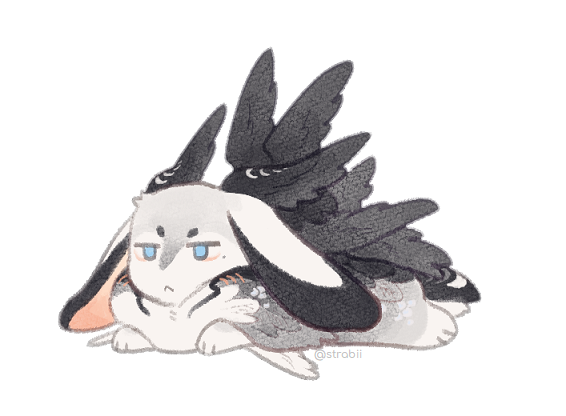 strabii's tweet photo. flopy wingse... would u call him cute #oc https://t.co/XaMCvLo53A