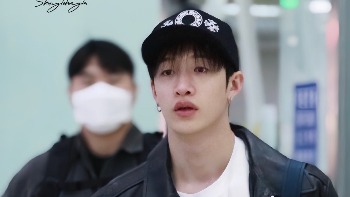 Bang Chan looks always so good with chrome hearts ♡