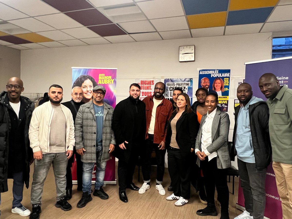 🔥 80 personnes hier à notre assemblée populaire à #LaCourneuve avec @Laetitia93150 et @AlyDiouara. La stratégie de l'#UnionPopulaire porte ses fruits. Alors que les appareils politiques jouent avec l'avenir du pays en misant sur la division, nous faisons l'union à la base !