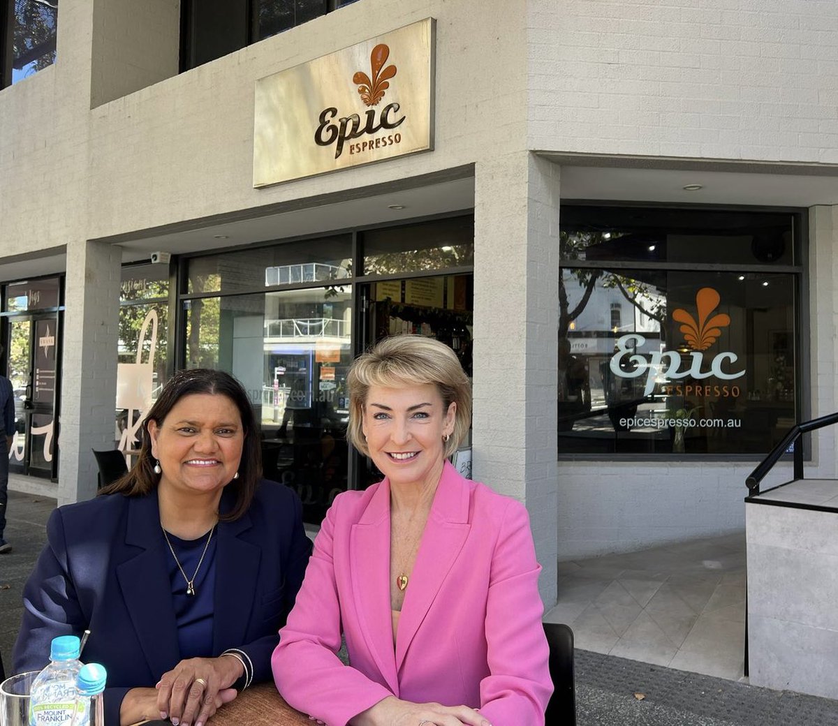 Great to catch up with WA Liberal Senate Candidate Trish Botha and support a great small business - Epic Café! As a Liberal, Trish understands the contribution that small businesses make to our economy each and every day.