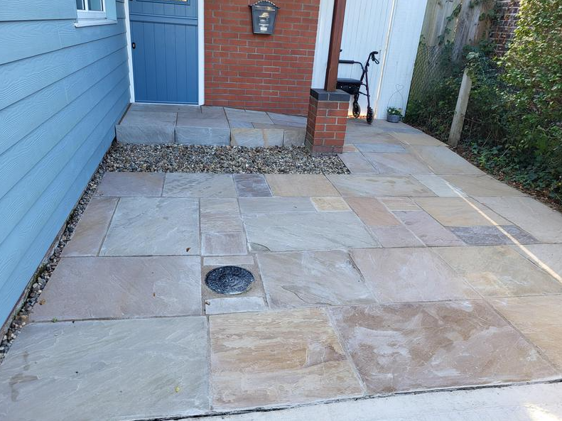 Step-free access! 👍

Our members Suffolk Mobility Solutions Ltd in Stowmarket constructed an accessible entrance using paving slabs making easier and safer with wheelchair access. 

♿ To find your local disabled adaptation experts, visit trustatrader.com/disabled-adapt…

#trustatrader