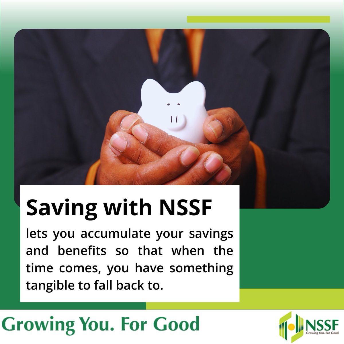 NSSF allows members to withdraw their savings in a lump sum if they have left employment, emigrated, or become permanently incapacitated. The withdrawal amount is based on the member’s contributions and interest earned. #LeavingNoOneBehind