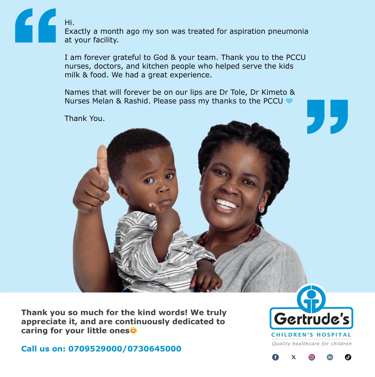 Gratitude fills our hearts as we read the positive reviews left by our wonderful clients. Your support means the world to us, and we're dedicated to delivering the best care possible for every child who walks through our doors. Thank you for choosing @GertrudesHosp! ❤️