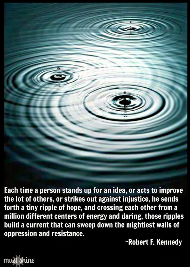 Hope many ripples have been created this week 🙏