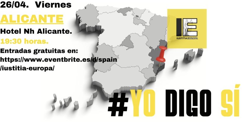 ❇️🚖CONTINUAMOS EN LA RECOGIDA DE FIRMAS #YODIGOSÍ!!

❤️VALENCIA ESTABA GUAPA❣️COMO DICE EL REFRÁN!!

☀️🖊️GRACIAS VALENCIANOS POR VUESTRO APOYO Y CONFIANZA.

✅HOY VIERNES 26 DE ABRIL DE 2024 EN ALICANTE.❤️

Desde las 11:45 horas hasta las 18:00 horas podéis venir a entregar…