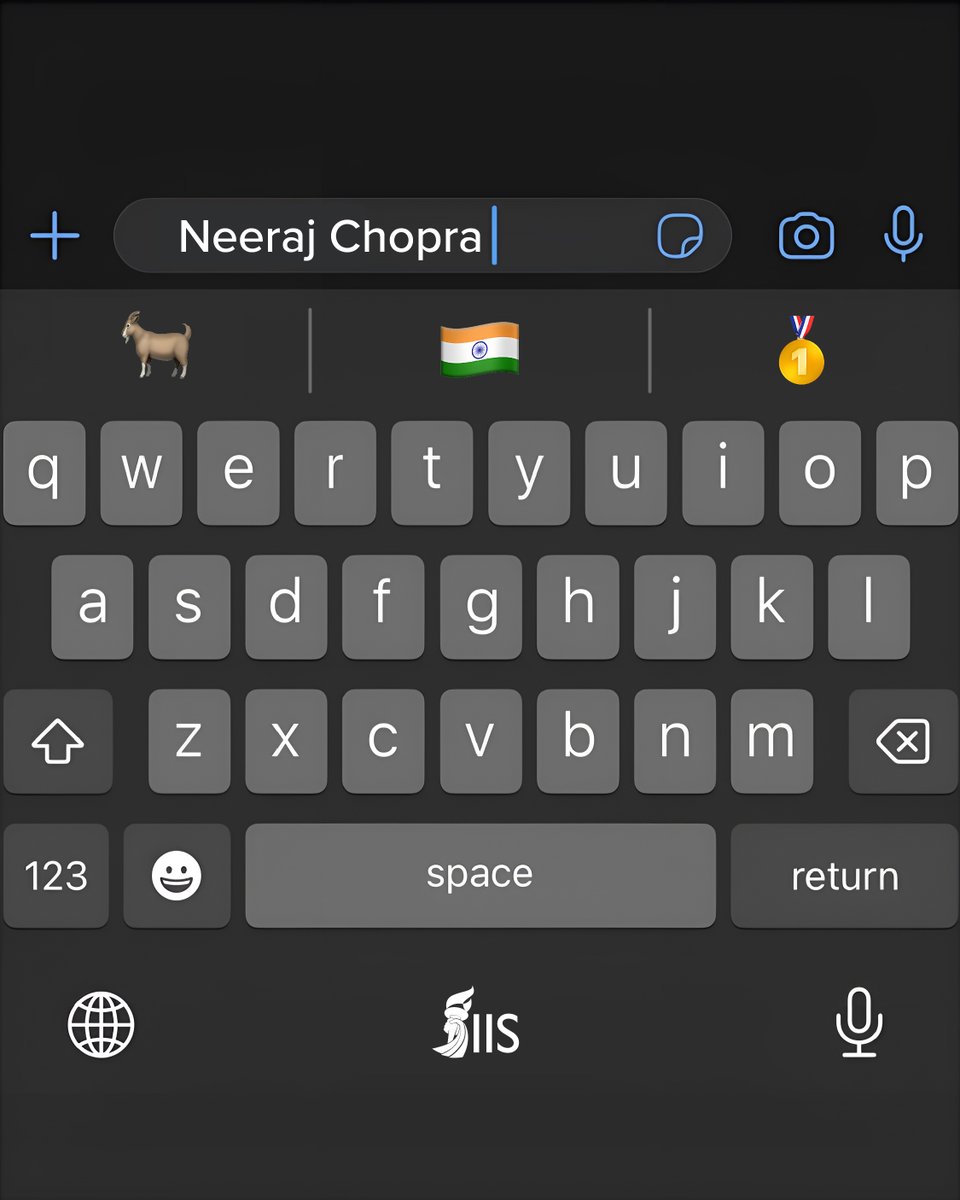 Emoji suggestions ft. #NeerajChopra. ⚡️ #CraftingVictories 🇮🇳