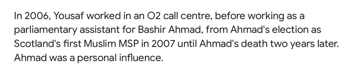 What do you expect from a man whose only real job was in a call centre?