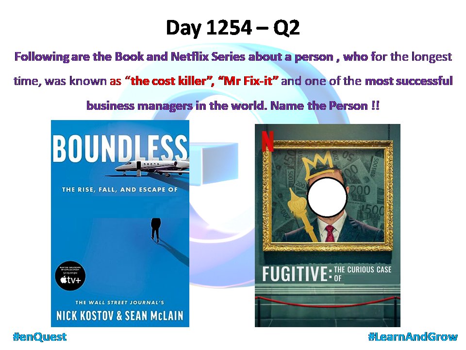 Day 1254 - Q2    

#enQuest 

#LearnAndGrow
