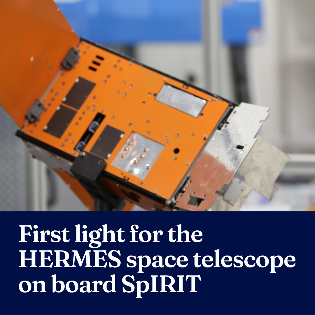 The HERMES Pathfinder space telescope instrument on board the SpIRIT satellite this year successfully collected light particles known as photons during a brief observation lasting about 10 minutes.

This instrument is designed to scan the sky, searching for bursts of gamma rays…