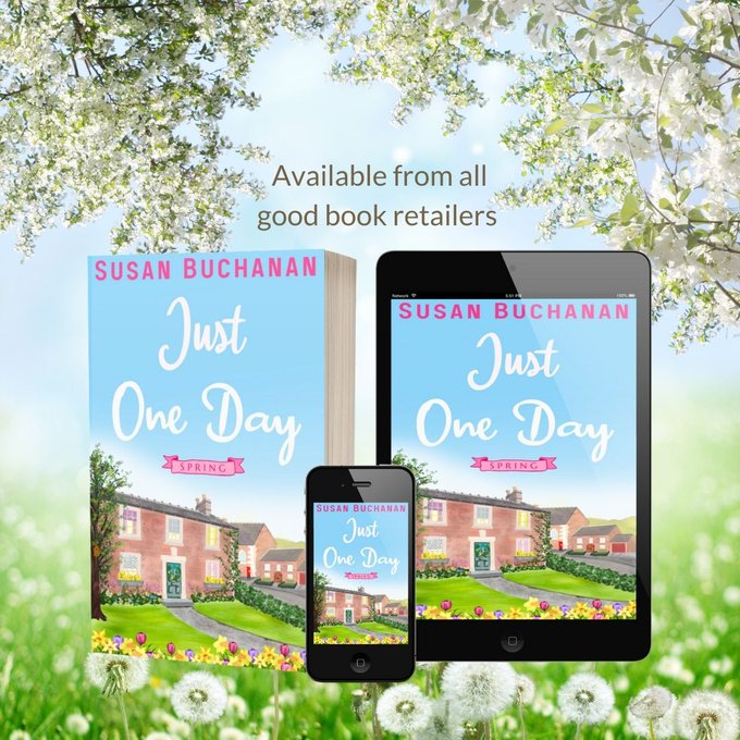 🌺JUST ONE DAY - SPRING 🌺 ‘Loving this series of books about Louisa and her family , so relatable, funny and entertaining.' #ROMANCE #community #parenthood #Scotland #friendship books2read.com/u/meKG0V
