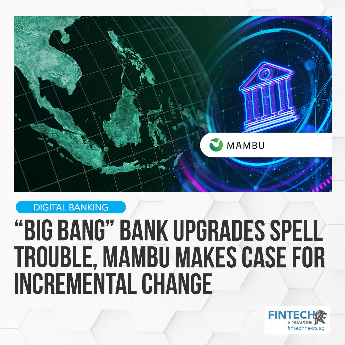 Financial institutions spend up to US$100 billion yearly on tech to remain competitive. And yet, over 80% of APAC banks have yet to achieve their digitalisation goals. Read here: fintechnews.my/43620/virtual-… #fintech #virtualbanking #digitaltransformation #innovation @mambu_com