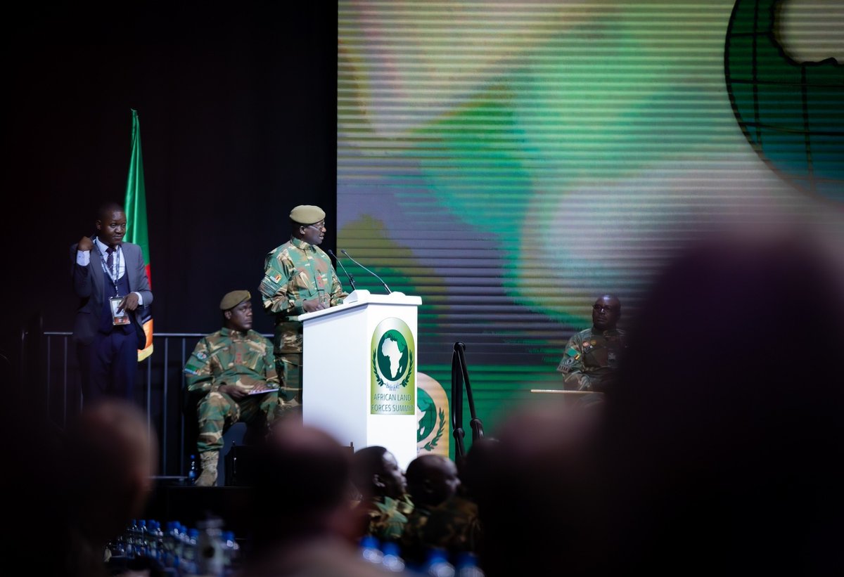 ”This distinguished gathering provides a rare and special platform that allows for all of us to listen and learn from each other … to look for solutions to challenges of transnational nature.' -  Lt.  Gen. Sitali D. Alibuzwi, commander, Zambia Army #ALFS24