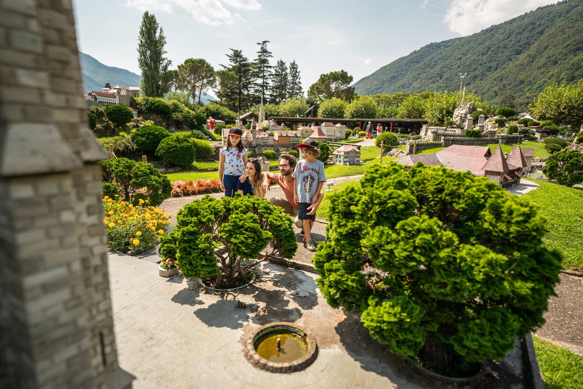 Experience a Switzerland in a nutshell, just outside Lugano: Swissminiatur offers a delightful journey through the essence of Switzerland in mere hours. From iconic landmarks to quaint villages, it's a miniature marvel waiting to be explored.

📍<a href="/swissminiatur/">Swissminiatur</a>
#INeedSwitzerland