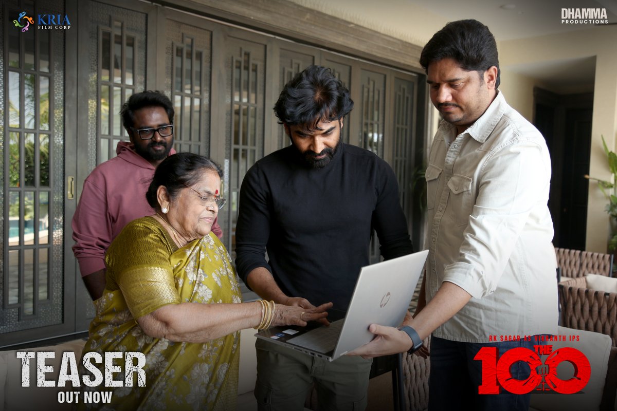 MEGA Mother Smt. Konidela #AnjanaDevi garu launched the powerful and intriguing #The100 teaser & blessed the entire team❤️ Watch : #The100 Movie TEASER 👉 - youtu.be/07n0-TvFxic Launch Glimpse - youtu.be/AgnmqI_-GPg #THE100movie @urRksagar @OmkarSasidhar @RameshKarutoori