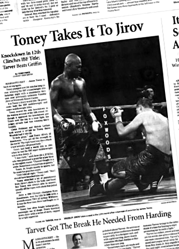 James Toney became a triple-weight world champion #OnThisDay in 2003 when he won the IBF cruiserweight crown with a 12-round unanimous decision victory over the formerly undefeated Vassiliy Jirov at Foxwoods Resort in Mashantucket, Connecticut.