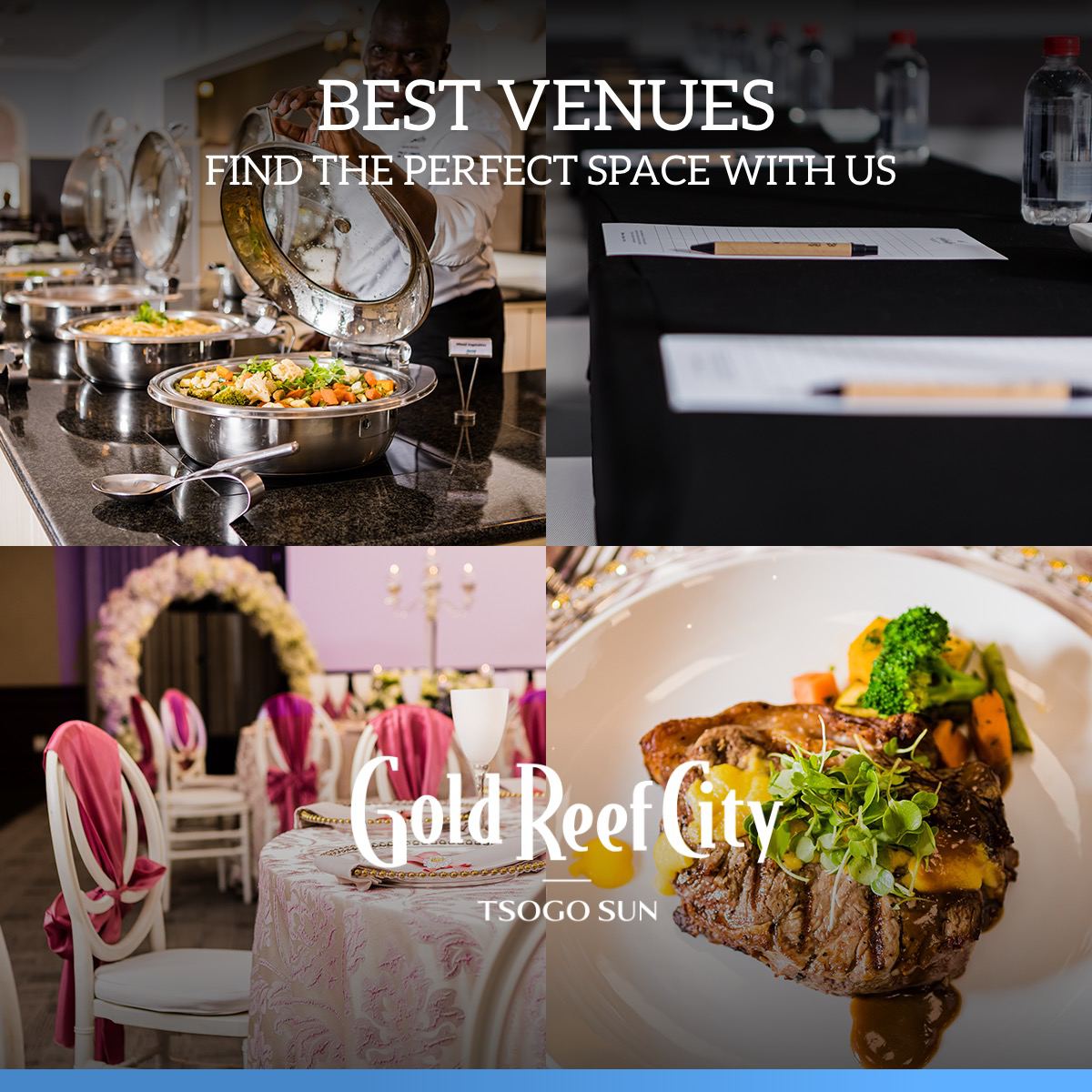 Looking for a venue to host your dream event? Gold Reef City is the place! It’s not just about thrilling rides & high stakes - it’s about making your goals & ambitions a reality! Enquire today at 011 248 5700 or goldreefcity.co.za