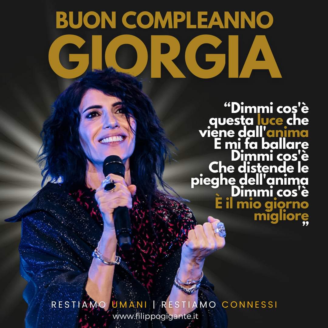 Buon Compleanno @Giorgia 
_________
#buoncompleanno #giorgia #26aprile