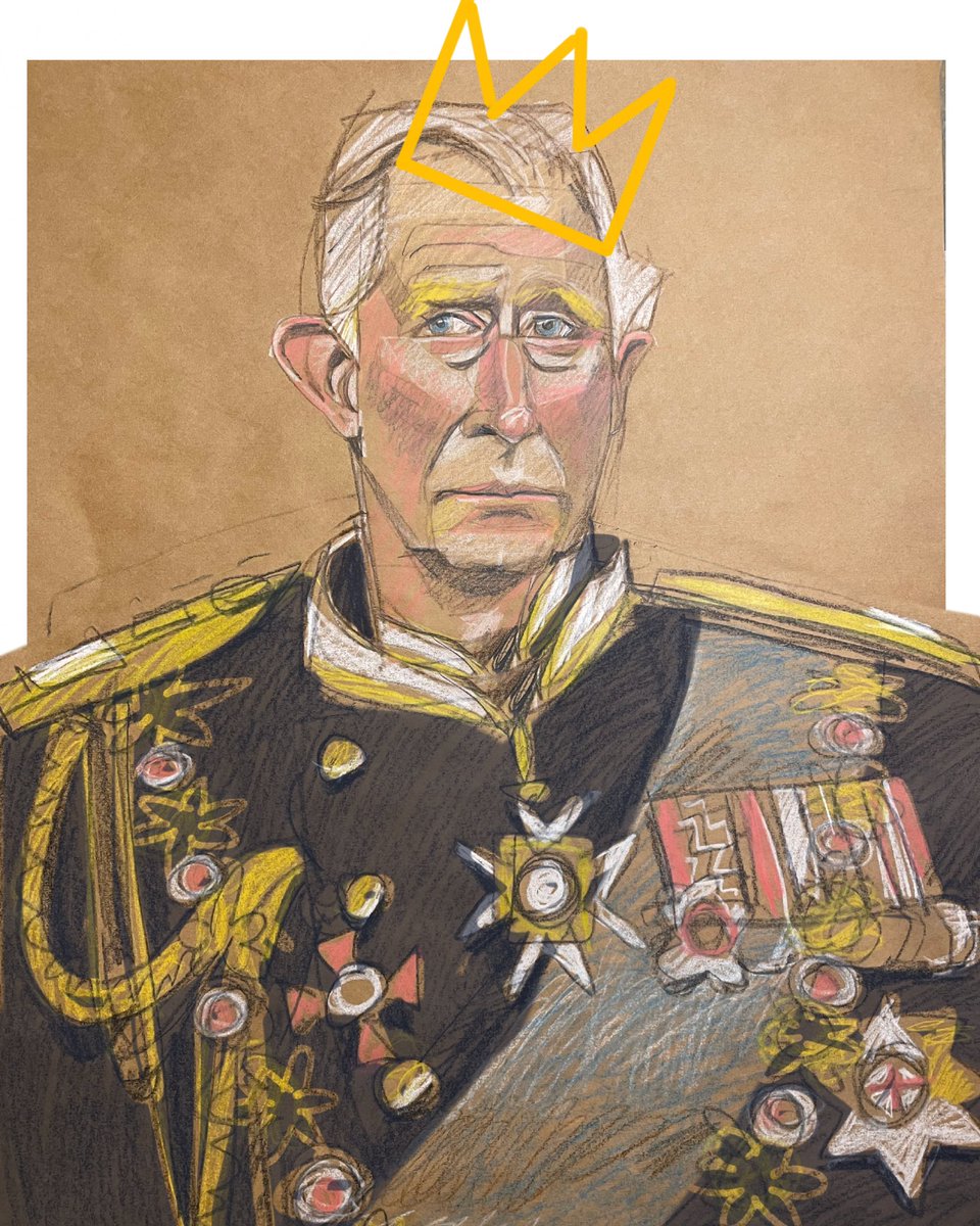 david_macleod1's tweet photo. King Charlie has just awarded new medals and decorations to members of his own family this #stgeorgesday !!#grandmasteroftheorderofthebritishempire #companionofhonour #memberoftheorderofthegarter #greatmasteroftheorderofthebath Time for an Australian Republic maybe? #dmacsketch https://t.co/JTvUOzi3v0