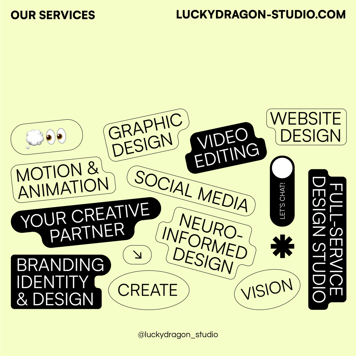 Are your ready to elevate your brand or start-up 🚀your new venture? ✨#designstudio #creatives 

#creativestudio #rebrand #graphicdesign #videoediting #animation #branding #socialmedia #websitedesign #neuroinformed #luckydragonstudio