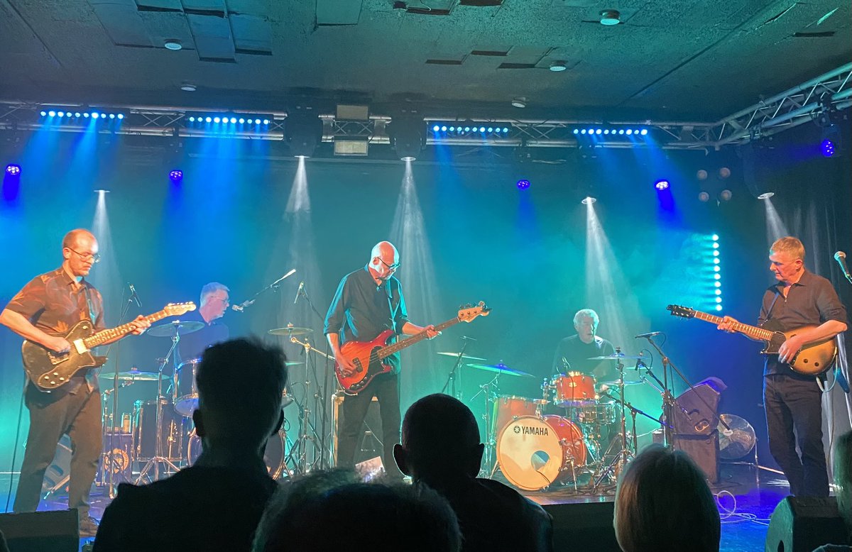 The awesome @fallcontinuum at @WedgewoodRooms last night. What a band (group?). @hanleyPa @0Hanley @MartinBramah @simonWolstencr1