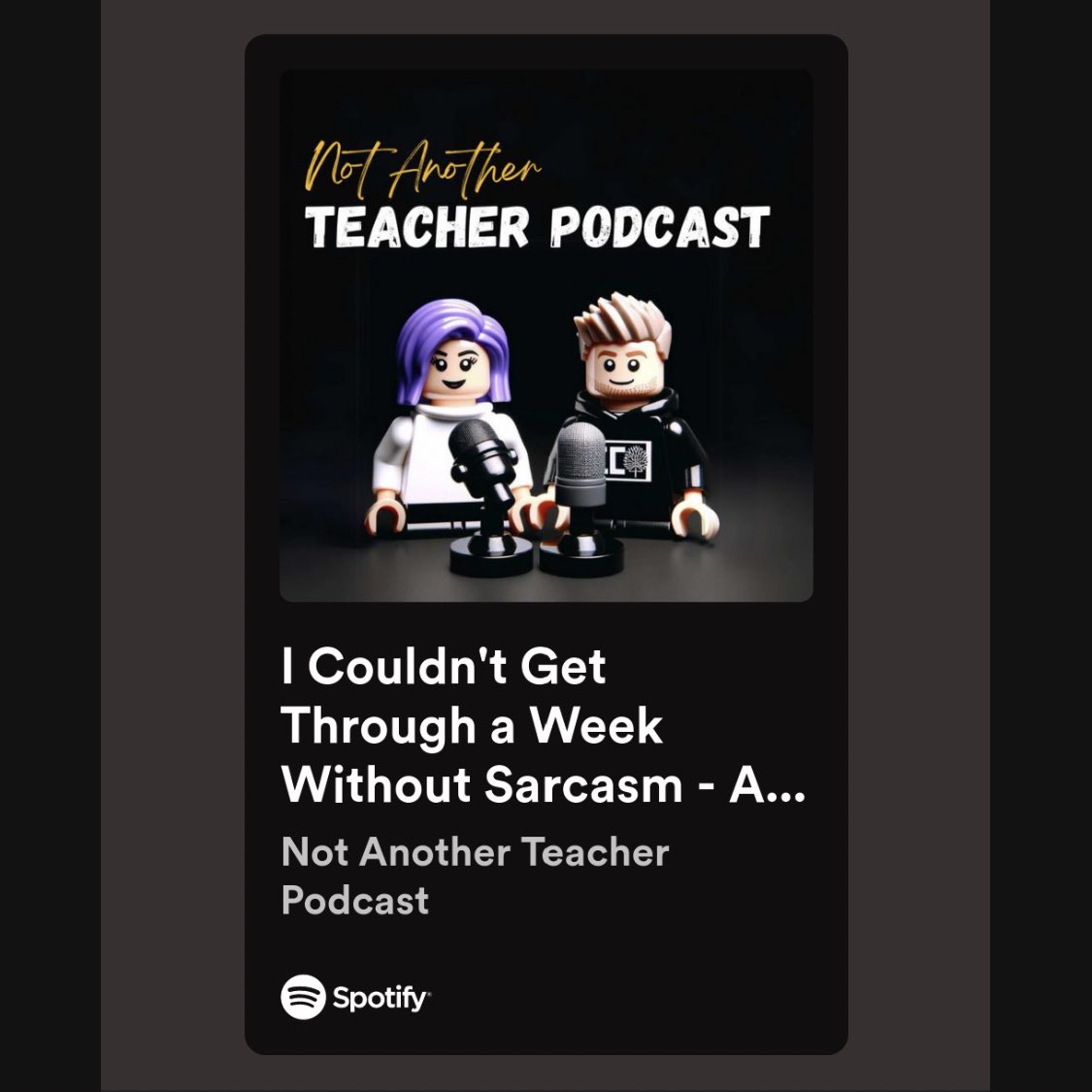 🎧 Delighted to share our first guest episode - with inspirational educator @MisterFirth! We talk about his comedy reels, what gets him through the week, & his best & worst teacher moments! 🎙️ Not Another Teacher Podcast 🎙️ Listen today on Spotify open.spotify.com/episode/2EzesI…